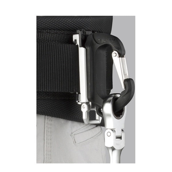 タジマ 工具ホルダーパーツ セフ工具ホルダー樹脂 スリムカラビナ小 (SFSKHR-CS)(4975364362162) TAJIMA TJMデザイン