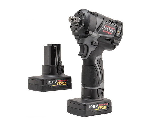 SHINANO SI-166W 12.7sq. 10.8Vコードレスインパクトレンチ 360Nm バッテリー2個付 信濃機販 シナノ
