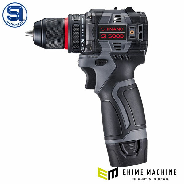 シナノ コードレスドライバードリル 10.8V バッテリー2個付 SI-500D (4571165787175) SHINANO