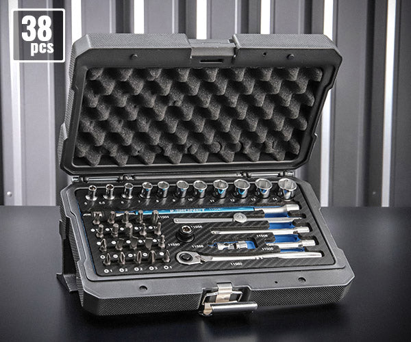 シグネット 1/4DR 38PC ソケット＆ビットセット（6角） 11722 (4712818932942) SIGNET