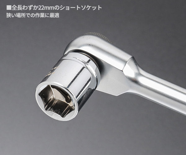 シグネット 3/8DR 19PC ショートソケットセット（6角） (12134)(4712818939446) SIGNET