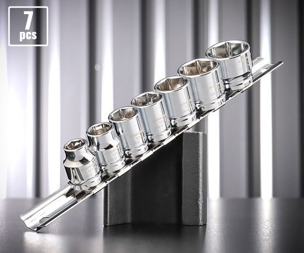 シグネット 3/8DR 7PC ショートソケットセット（6角） (12135