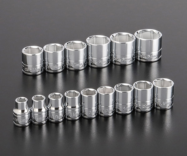 シグネット 3/8DR 15PC ソケットセット DESIGNトレー (12333