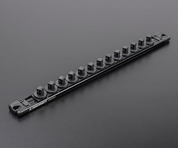 [26AW新商品] シグネット 3/8DR 13本組ソケットセット スピンロックレール 6～17mm ソケット7個 ディープソケット6個 6角 面接触 ミラー仕上げ (12433)(4712818932935) SIGNET