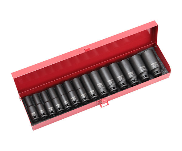 シグネット 3/8DR 14PC ミリ ディープインパクトソケットセット (22296)(4712818954364) SIGNET