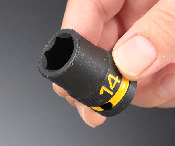 [26AW新商品] シグネット 1/2DR インパクトソケットセット 7PCS 8・10・12・13・14・17・19mm 6角 カラースタンピング イエロー 黒色防錆処理 (23193)(4712818975703) SIGNET