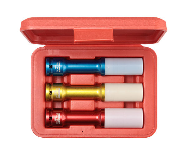 【ワケあり特価品】 (状態A) シグネット 1/2DR ホイルナット用インパクトソケットロング3本セット (23392)(4712818973273) SIGNET