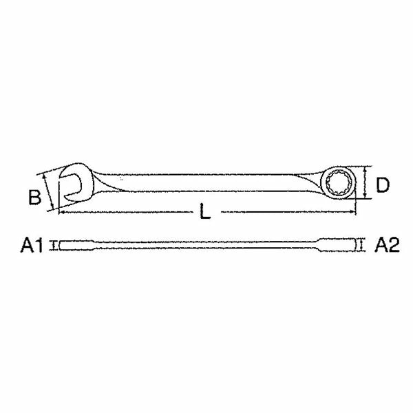シグネット 8mm ロングSIGNETレンチ (38208)(4712818922226) SIGNET