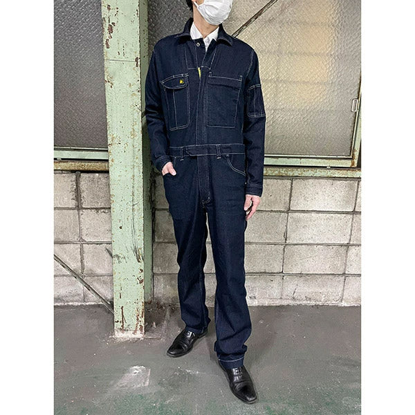 【9月の特価品/掘り出し市】シグネット デニムツナギ長袖 L (49628)(4712818967807) SIGNET