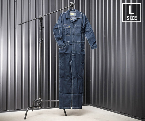 【9月の特価品/掘り出し市】シグネット デニムツナギ長袖 L (49628)(4712818967807) SIGNET
