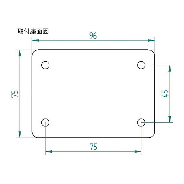 シグネット 54066/54067用自在キャスター(1ケ） (5406601)(4545301067902) SIGNET