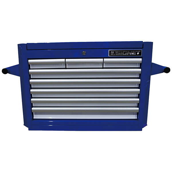 [メーカー直送業者便] シグネット トップツールチェスト (ブルー&ホワイト) (54447)(4712818979688) SIGNET