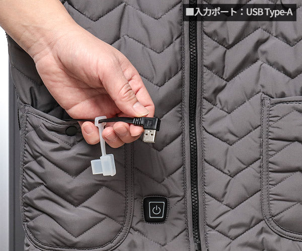 シグネット ヒートベスト グレー (56259)(4712818979282) SIGNET