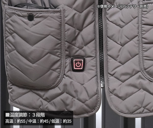 シグネット ヒートベスト グレー (56259)(4712818979282) SIGNET