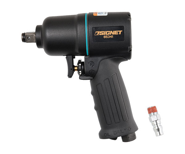 【11月の特価品】シグネット 1/2DR 軽量コンパクト型エアインパクトレンチ ブラック＆ゴールド (65341)(4712818963755) SIGNET