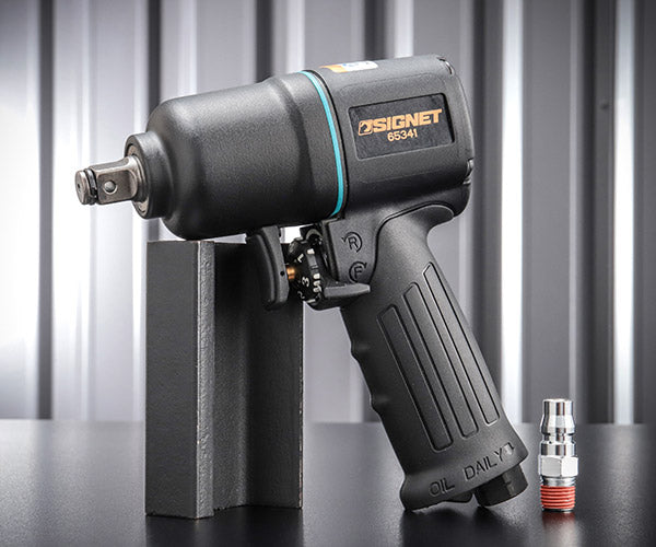 【11月の特価品】シグネット 1/2DR 軽量コンパクト型エアインパクトレンチ ブラック＆ゴールド (65341)(4712818963755) SIGNET