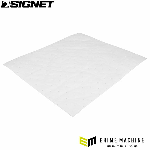 シグネット 油吸着パッド 100枚入 油専用 405×460mm 高耐久 ラミネート加工 オイル吸着マット (85128) (4545301117164) SIGNET