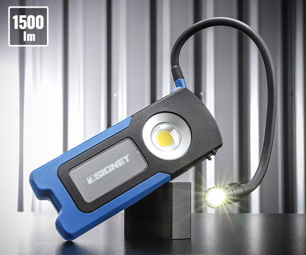 【ワケあり特価品】 (状態A) シグネット 充電式フレキシブルワークライト 1500ルーメン (96130)(4712818646702) SIGNET