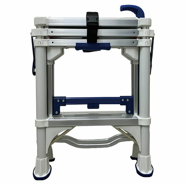 シグネット 99851 伸縮式4段アルミ脚立 手すり付き (99851)(4712818646825) スリム収納 SIGNET