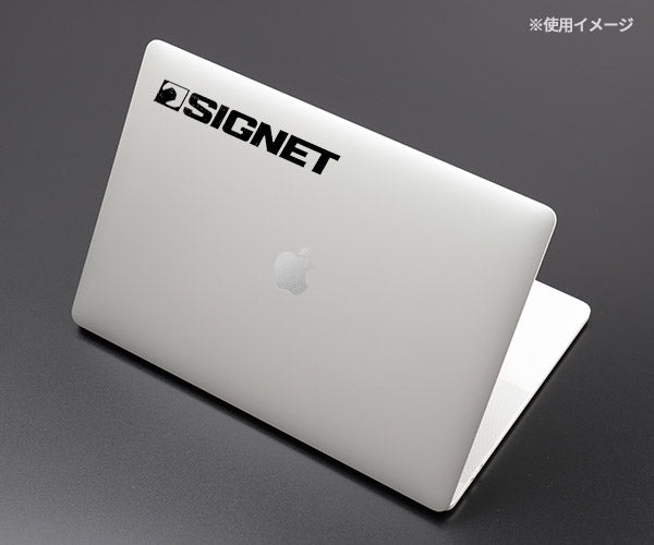 シグネット SIGNETステッカー150 切文字 ブラック (99924) (712818646900) ロゴステッカー 工具箱 バイク ヘルメット用 SIGNET