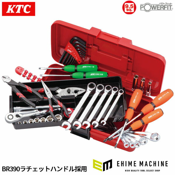 KTC 工具セット(片開きプラハードケース)[40点] (SK3402PS)(4989433985251) 京都機械工具