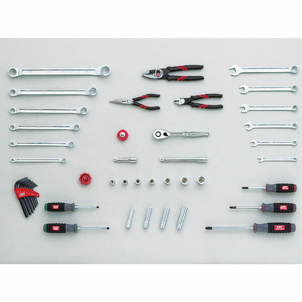 KTC 工具セット(片開きメタルケースタイプ)[43点] (SK3435S)(4989433985084) 京都機械工具