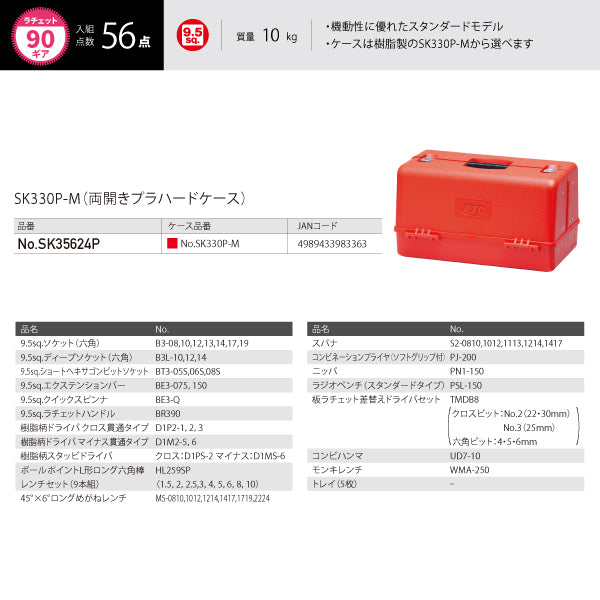 京都機械工具/KTC工具セットSK35622