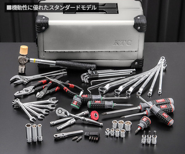 【特典付】KTC SK35626WZS 9.5sq. 工具セット 56点 京都機械工具 EK-10A採用 携行性に優れたスタンダード シルバー 2026SK