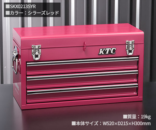 【新春限定！掘り出し福箱】KTC 工具セット(SK36624XSYR) KTC 折りたたみコンテナ(YG-195PU2) 2点セット