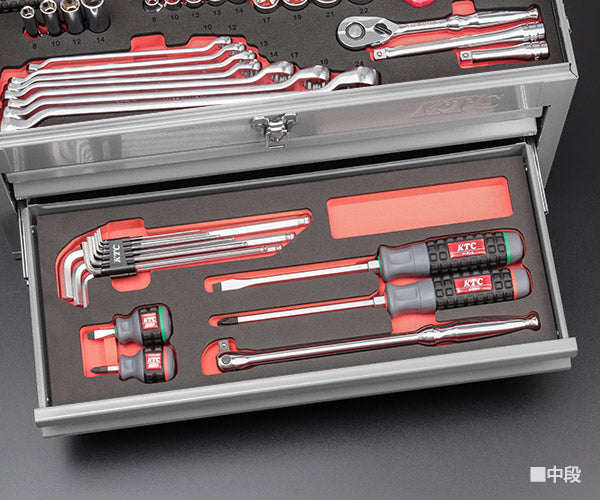 【特典付】KTC SK36626XS 9.5sq. 工具セット 66点 京都機械工具 SKX0223S採用 スタンダード シルバー 2026SK