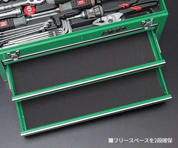 [予約受付中]【12月上旬から順次発送】KTC 9.5sq. 72点工具セット マラカイトグリーン SK37220XMLGREM SKX0213MLGR 採用モデル エヒメマシンオリジナル ツールセット 京都機械工具