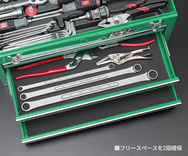KTC (SK37820XMLGREM) 9.5sq. 78点 工具セット マラカイトグリーン