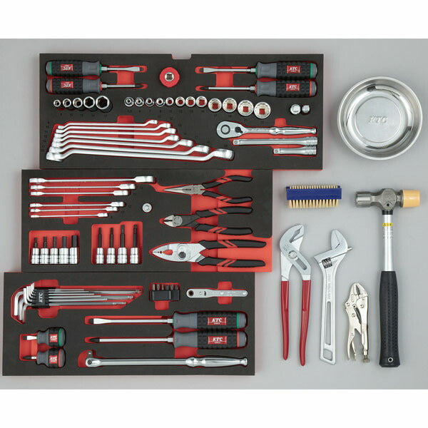【特典付】 KTC SK38026XT 9.5sq. 工具セット(ケース無し) 80点 京都機械工具 スタンダード ツールセット 2026SK