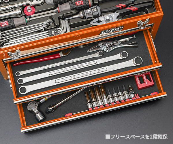 KTC 9.5sq. 91点工具セット オレンジ SK39120XCREM SKX0213CR 採用モデル エヒメマシンオリジナル ツールセット 京都機械工具