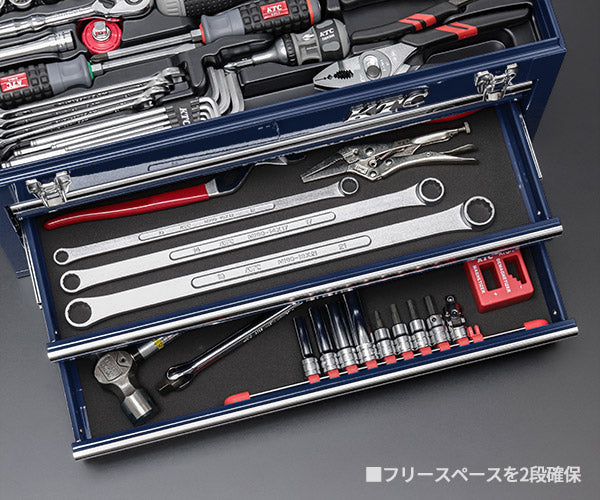 KTC 9.5sq. 91点工具セット ネイビー SK39120XNVEM SKX0213NV 採用モデル エヒメマシンオリジナル ツールセット 京都機械工具