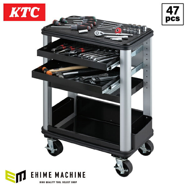 [メーカー直送業者便] KTC SK6011C 12.7sq.ツールステーションセット 47点セット 京都機械工具 SKR603C採用 工具セット