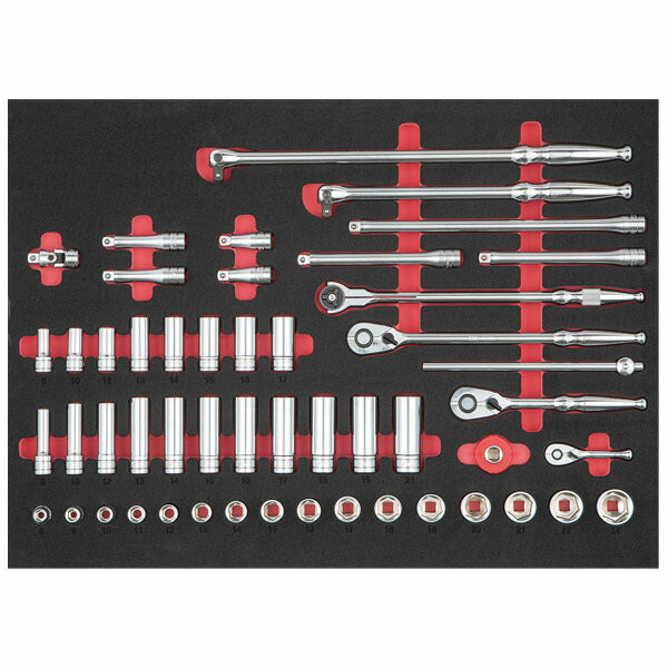 [メーカー直送業者便] KTC 工具セット ローラーキャビネットタイプ 239点 (SK8003EX)(4989433988665) 京都機械工具 ツールセット