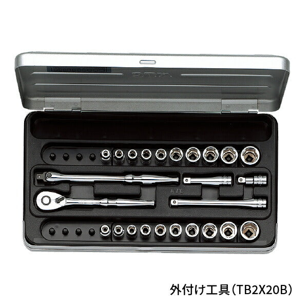 メーカー直送業者便] KTC SK8201R ハイメカツールセット レッド