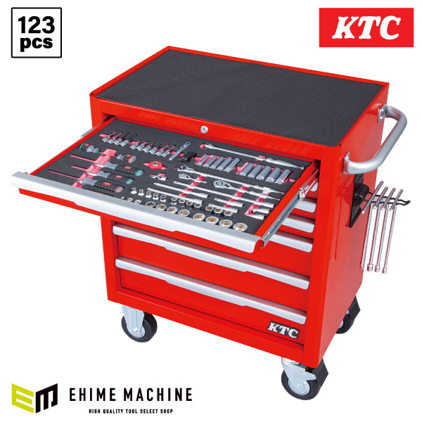 [メーカー直送業者便] KTC SK8401R ハイメカツールセット レッド 123点 BR390入組み工具セット ツールセット