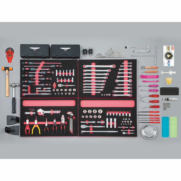 [メーカー直送業者便] 【特典付】 KTC SK95726EXBK 9.5sq. 6.3sq.12.7sq.工具セット 157点 京都機械工具 EKW-1007BK採用 エキスパート ブラック 2026SK