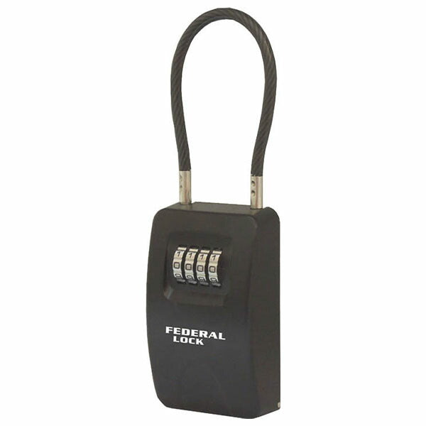 日本正規品 フェデラル ダイヤル式キーボックスL ワイヤー吊下げタイプ (SKC-004-P)(4545301109220) FEDERAL