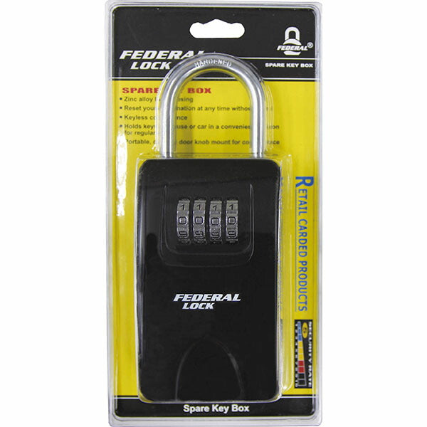 日本正規品 フェデラル ダイヤル式キーボックスL 吊下げタイプ (SKS-004-P)(4545301102146) FEDERAL