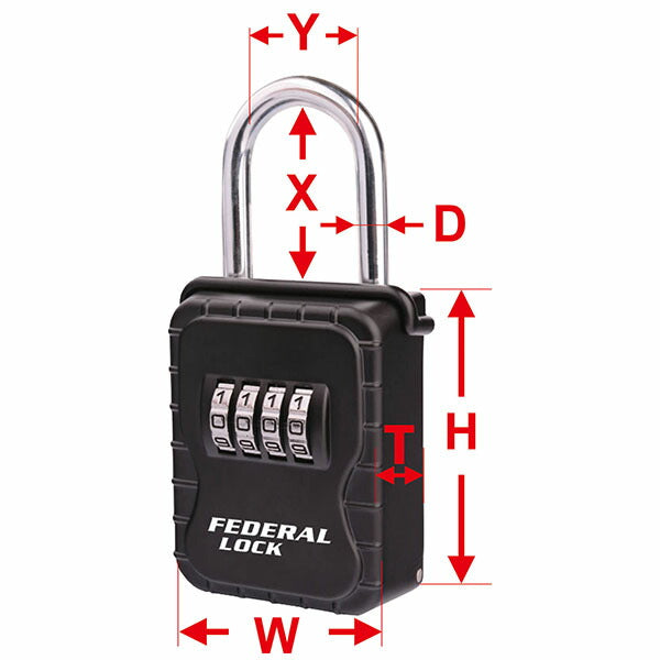 日本正規品 フェデラル ダイヤル式キーボックスS 吊下げタイプ (SKSS-004-P)(4545301109206) FEDERAL