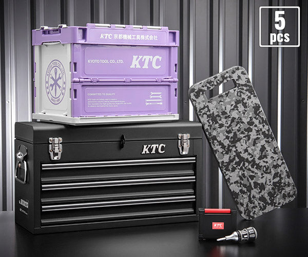 KTC ツールチェスト+ラチェットスタッビドライバー付き収納グッズ