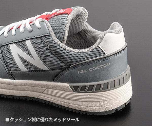 [26SS新商品] ニューバランス 安全靴 St.Louis セントルイス グレー SL-881 new balance JSAA A種 プロスニーカー 作業靴 おしゃれ かっこいい