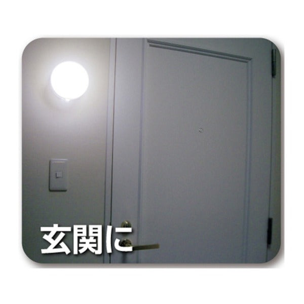 リーベックス マルピカ SLK400 ドーム型LEDセンサーライト 電池式 IP44 (SLK400)(4943125708870) REVEX
