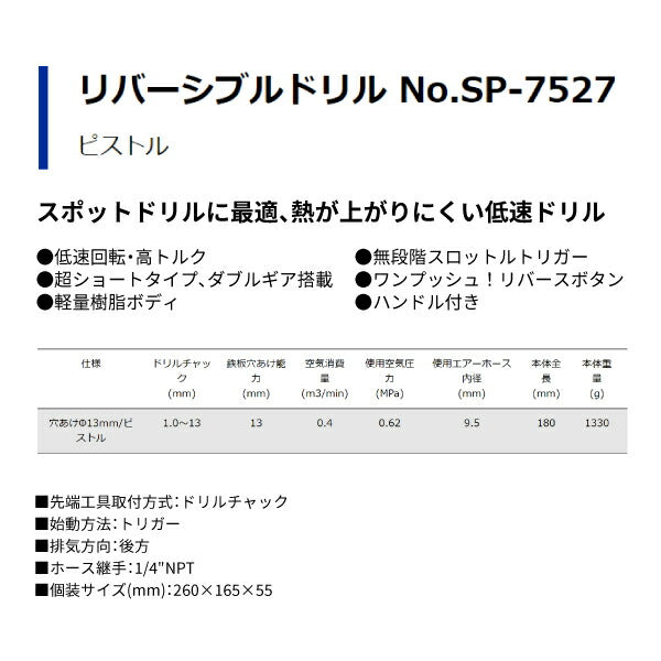 SP AIR リバースドリル SP-7527