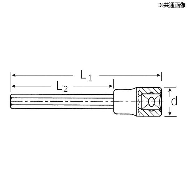 日本正規品 スタビレー 1/2SQ インヘックスソケット 5mm (1054/5)(4018754007035) STAHLWILLE