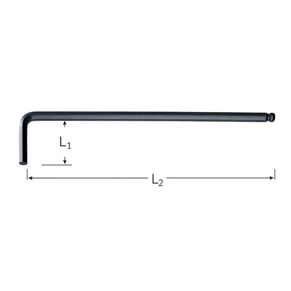 日本正規品 スタビレー ボールポイント六角棒レンチ 3mm ロングタイプ 25°傾け対応 クロームバナジウム鋼 (10767-3)(43260003)(4018754027873) STAHLWILLE