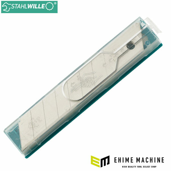 日本正規品 スタビレー カッターナイフ用替刃 18mm 10枚入 (12965-3R)(4018754229970) STAHLWILLE